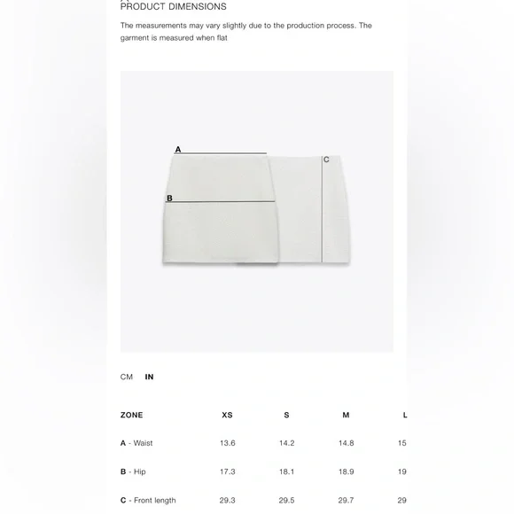 ZARA Denim midi skirt - Picture 6 of 7